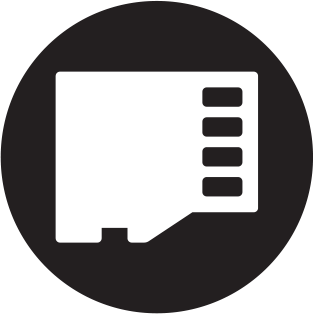 Maximum SD card up to 128GB