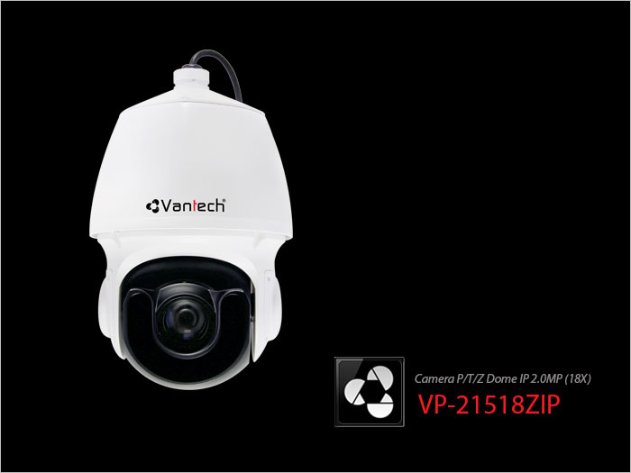 Vantech Camera hồng ngoại PTZ Dome IP 2.0MP (18X) VP-21518ZIP