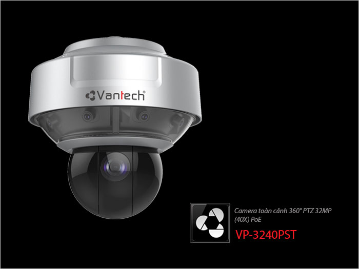 Camera toàn cảnh 360° PTZ 32MP (40X) PoE VP-3240PST Camera toàn cảnh 360° PTZ 32MP (40X) PoE VP-3240PST