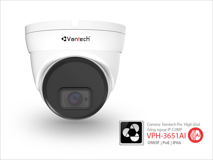 Camera hồng ngoại AI IP Vantech VPH-3651AI Camera hồng ngoại AI IP Vantech VPH-3651AI