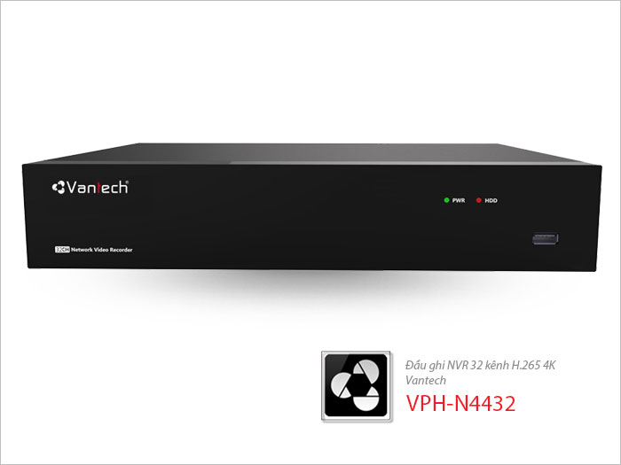Đầu ghi NVR 32 kênh H.265 4K VPH-N4432 Đầu ghi NVR 32 kênh H.265 4K VPH-N4432